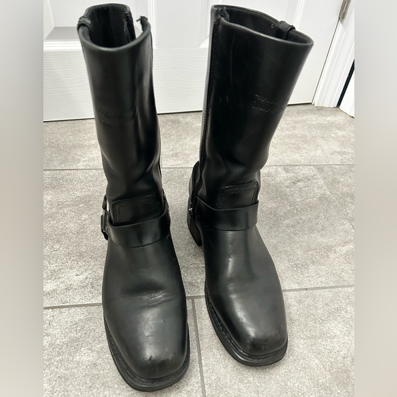 Harley-Davidson Men’s Hustin leather waterproof motorcycle boots size 8.5 main image 11